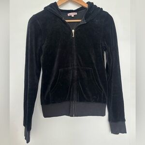 Juicy Couture Black Zip-Up Hoodie